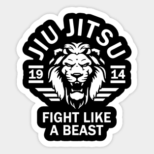 Brazilian Jiu Jitsu, BJJ, MMA Sticker